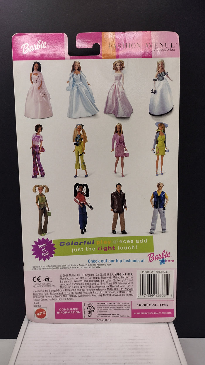 2001 Mattel Barbie Accessory Bonanza Pack 28868 Sealed