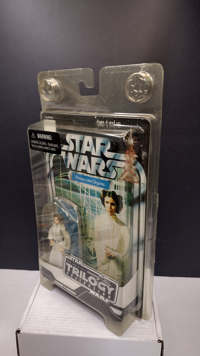 2004 Hasbro Star Wars The Original Trilogy Collection Princess Leia NIB (Bubble Damage / Case Wear)