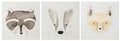 3 Pc Wild Animals Wall Art