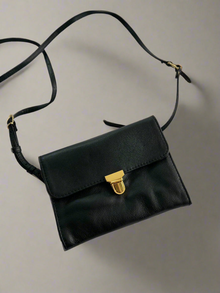 BLACK WITH GOLD TRIMS