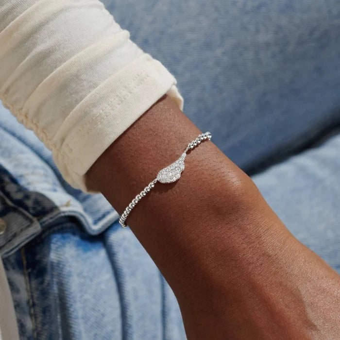 A Little Angel Bracelet with a delicate angel-inspired design, perfect for meaningful gifting and everyday wear.