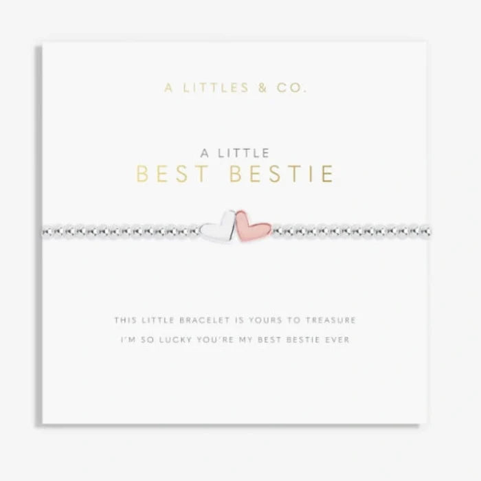 This A Littles & Co A Little Best Bestie Bracelet is a sweet way to celebrate an unforgettable friendship.