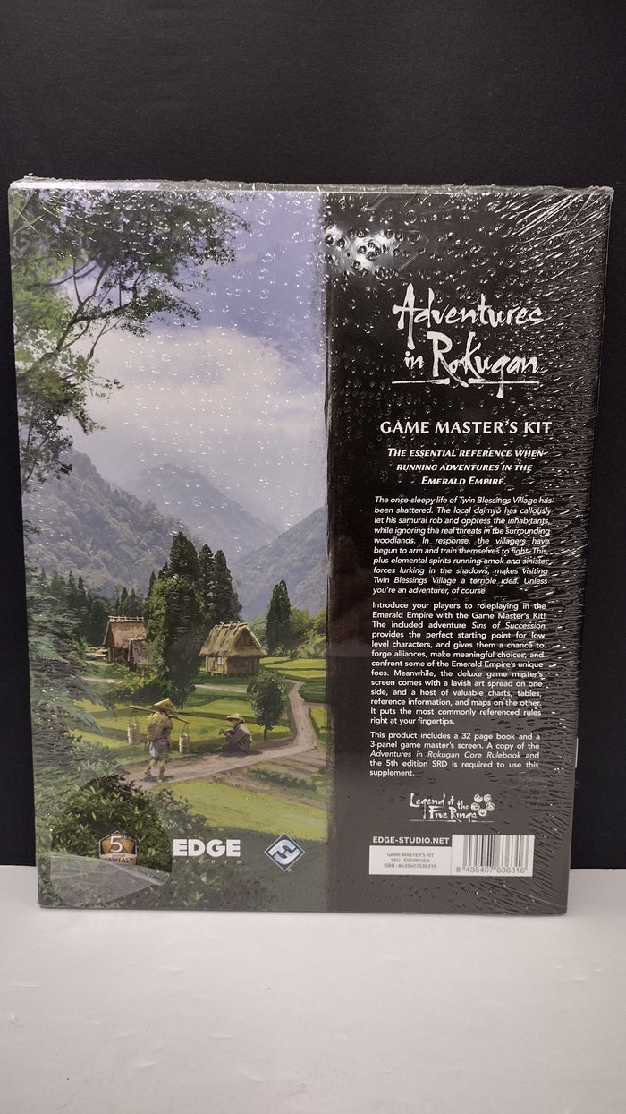 Adventures in Rokugan: Game Master’s Kit  (5E) – Brand New