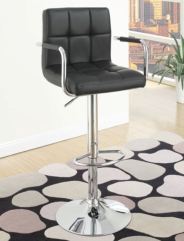 Ajax Black Barstool