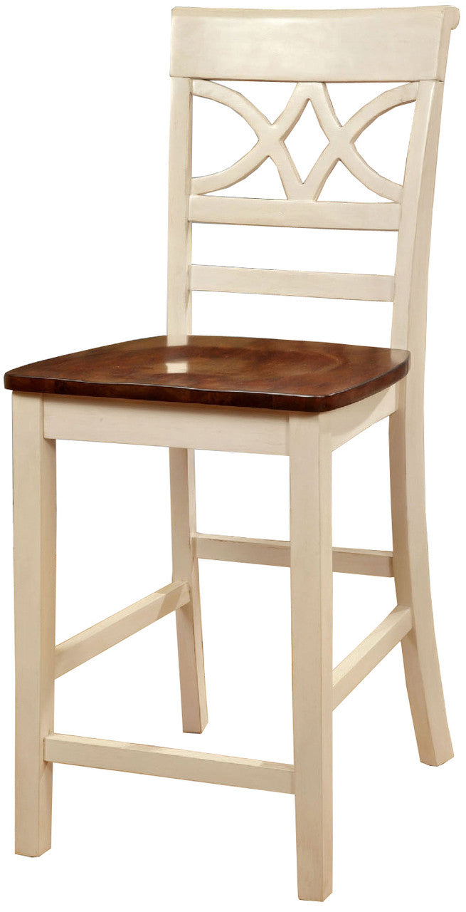 AKIMA White Counter Chair