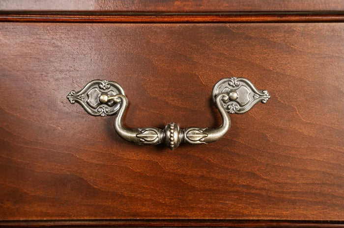 ALLONDRA Cherry 63" Wide Dresser & Mirror