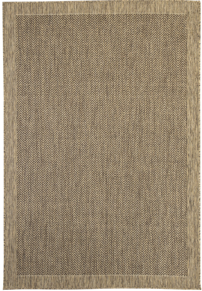 ALVEN 5' x 8' Beige/Brown Rug