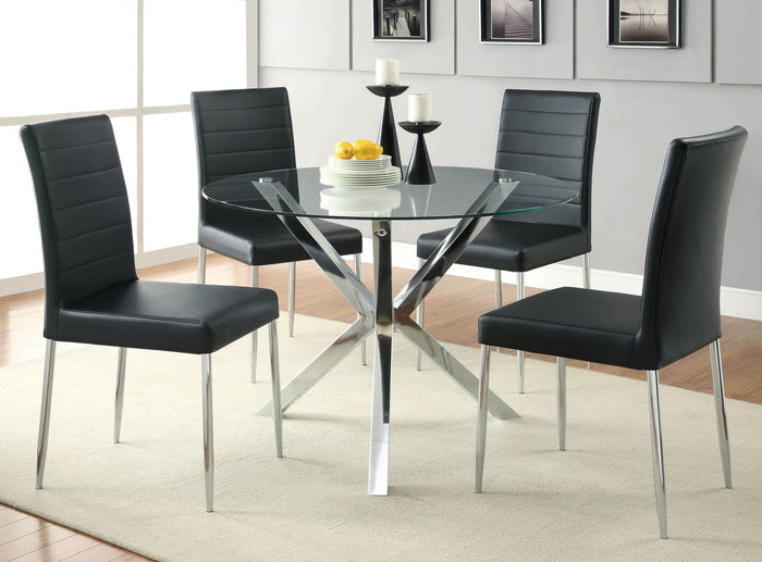 AMHURST Black 17" Wide Dining Chair