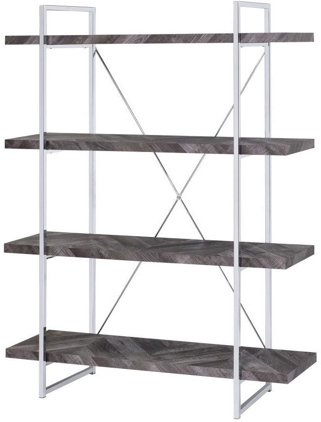 ANDA Dark Gray 47 inch wide Bookcase