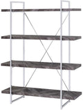 ANDA Dark Gray 47 inch wide Bookcase