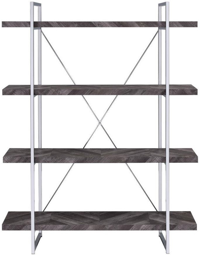 ANDA Dark Gray 47 inch wide Bookcase