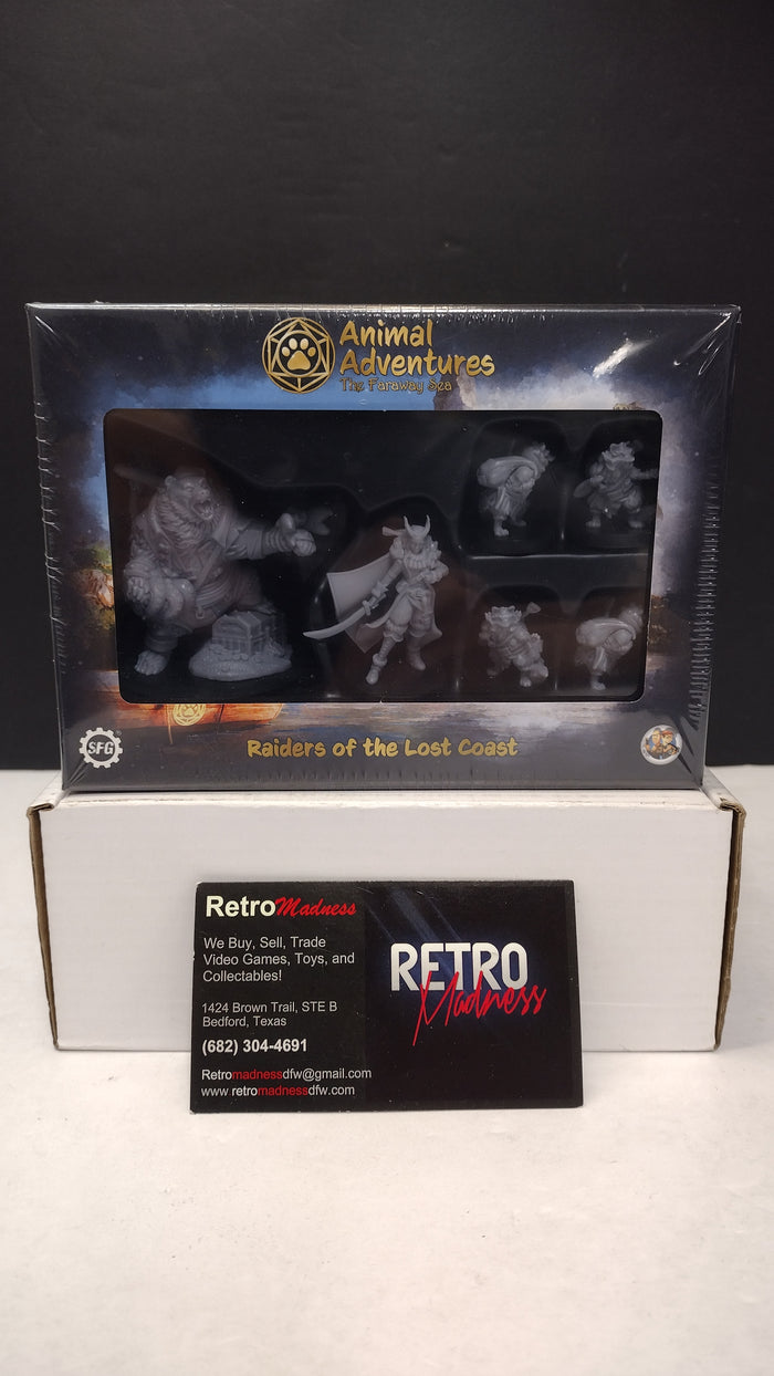 Animal Adventures Raiders Lost Coast Steamforged Games 5E Minis Set - Sealed