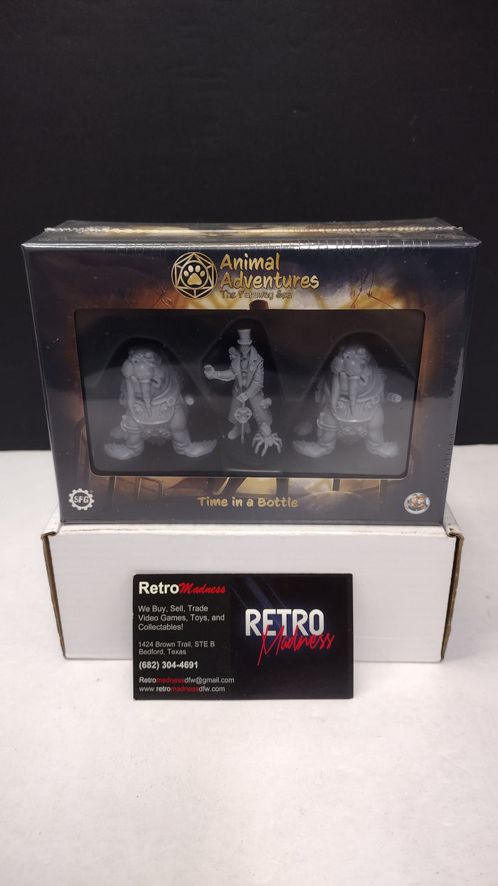 Animal Adventures RPG Time in a Bottle Miniatures Set SFG NEW Sealed