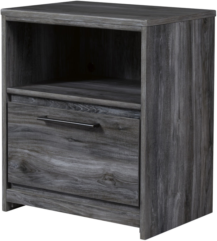 APTON Gray 21" Wide x 25" Height Night Stand