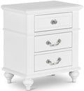 ARDELLE White 24" Wide Nightstand