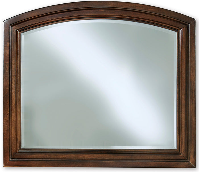 ATLAS Dark Brown 65" Wide x 77" Height Dresser & Mirror