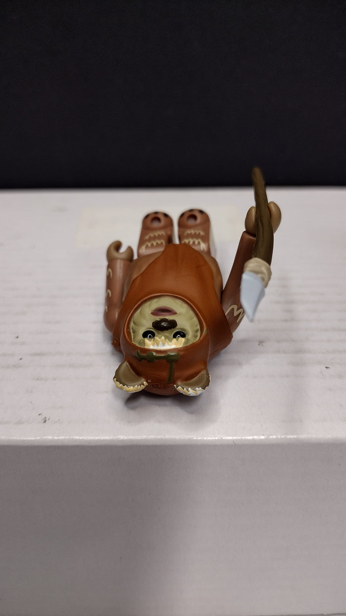 Authentic Star Wars x Medicom Toy: Kubrick Series 3 – Wicket the Ewok 100% Micro Figure with Spear • Tomy 2004
