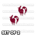 Ban (Greed) - 7 Deadly Sins | Temporary Tattoos | SET OF 2 - AlunaCreates
