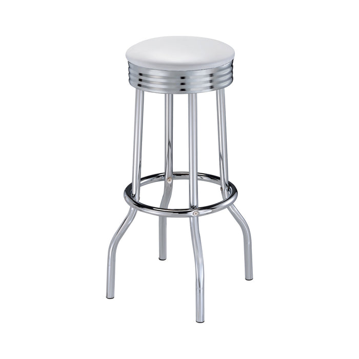 BEL AIR White 3 Piece Bar Height Set