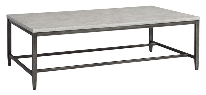 BETTON Faux Concrete 55" Wide Coffee Table