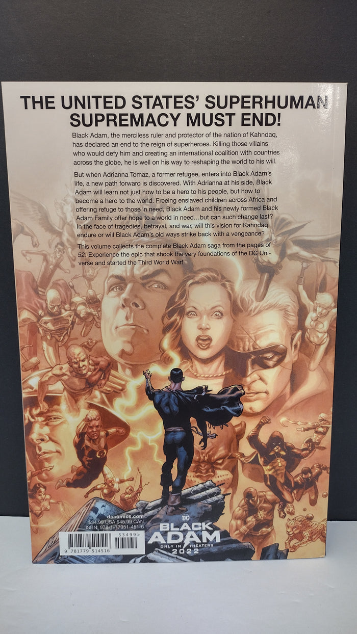 Black Adam: Rise and Fall of an Empire by Geoff Johns – New Paperback