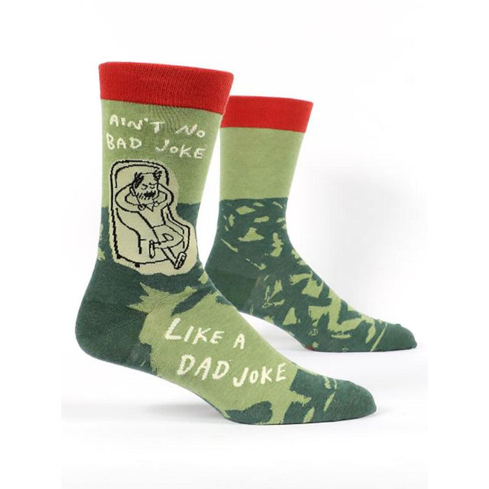 "Blue Q : Men's Crew Socks - \"Dad Joke\" -"