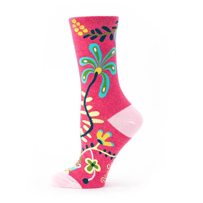 "Blue Q : Women's Crew Socks - \"Hi, I Don't Care, Thanks\" -"