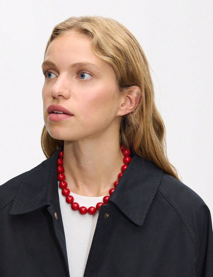 BOLD BEEDED NECKLACE