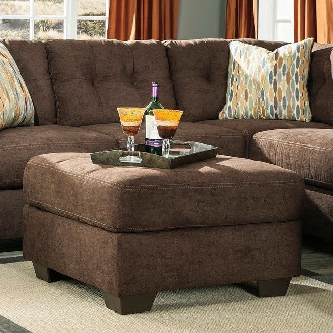 Boulevard Brown Ottoman