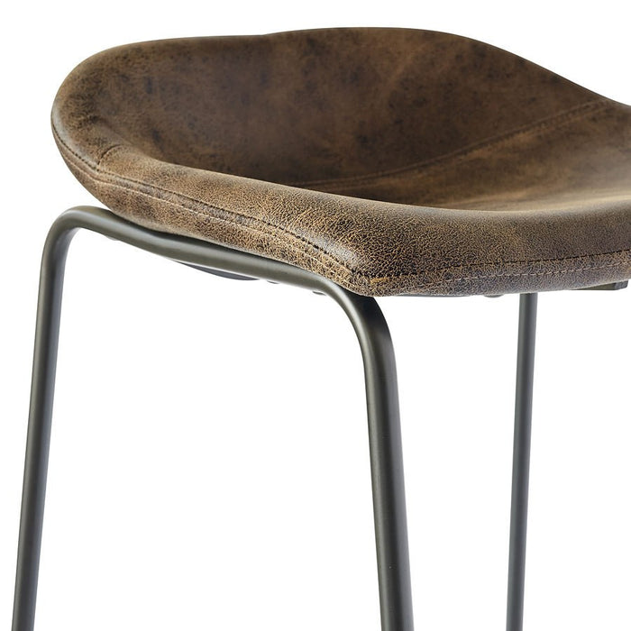 BRANSON Brown Barstool