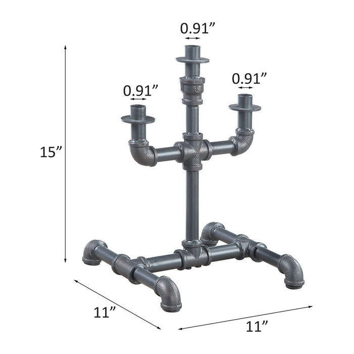 Brantley - Candle Holder - Sandy Gray