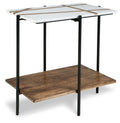 Braxmore - Accent Table - White / Light Brown
