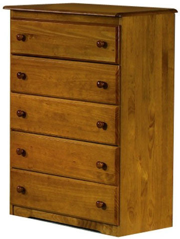 Bridget Oak 5-Drawer Chest
