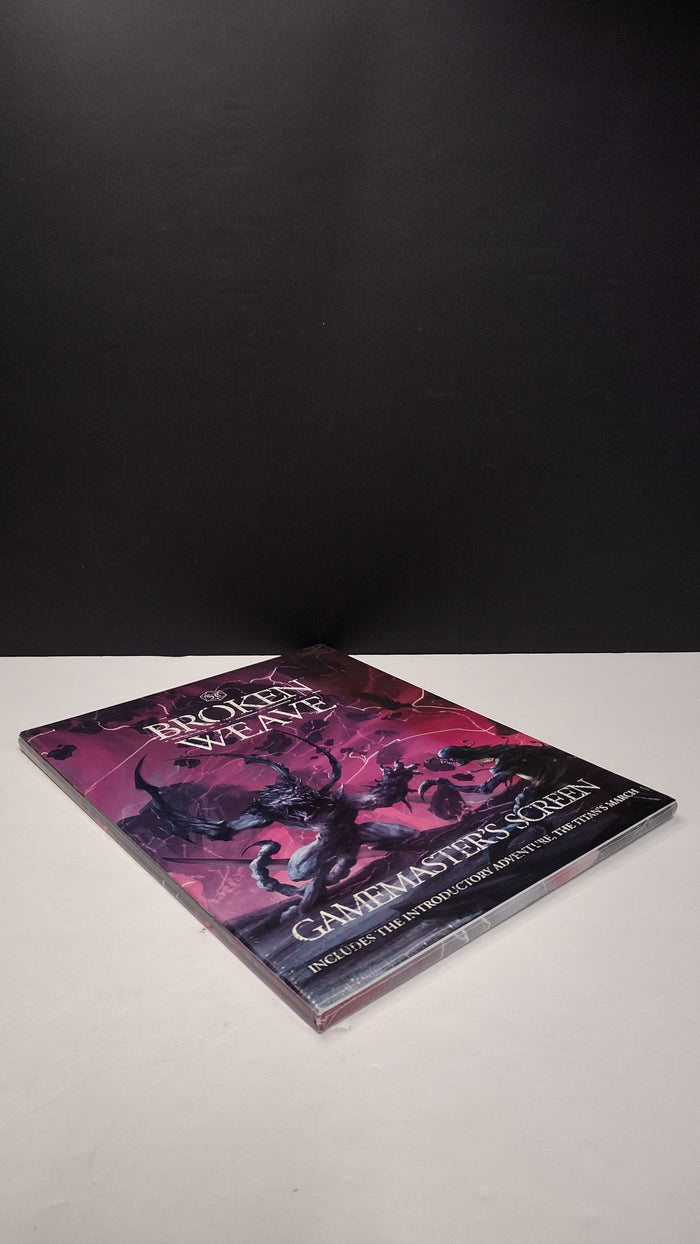 Broken Weave: Gamemaster’s Screen & The Titan’s March (5E) – New & Sealed