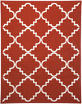 Bronx Orange 5' x 6.7' Rug