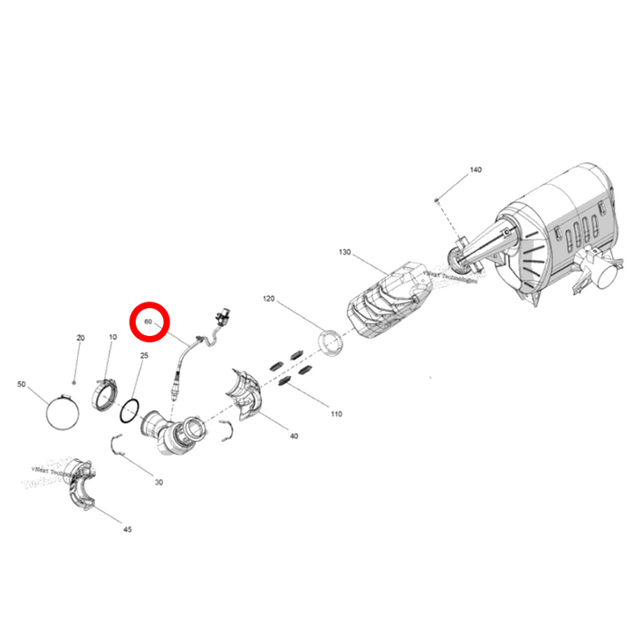 BRP Replacement O2 Sensor | 2021-2023 Can-Am X3 Turbo RR & 2024-2026 Maverick R