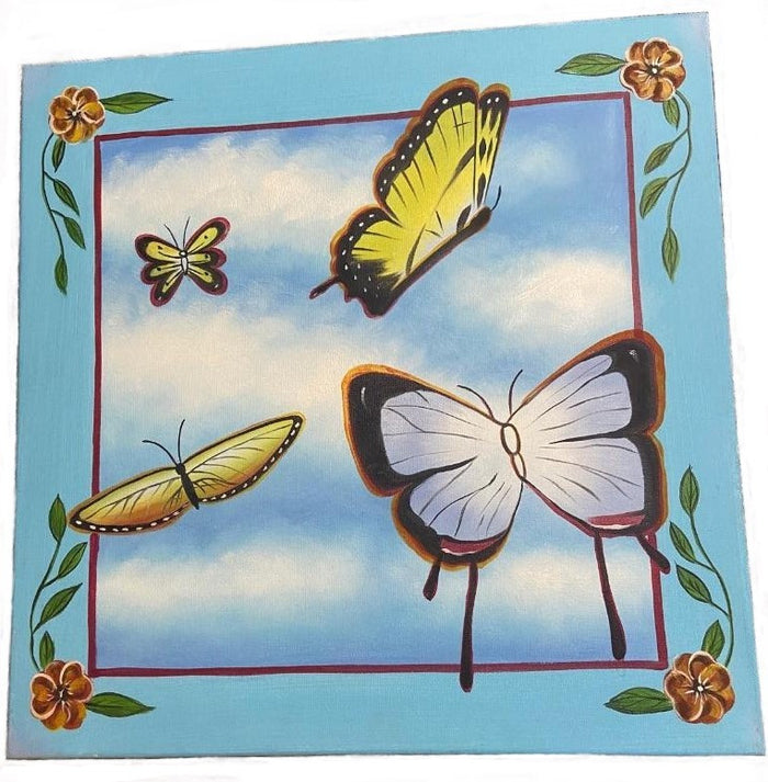BUTTERFLY 20" Wide Wall Art