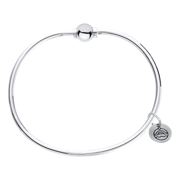 "Cape Cod • Lestage : Beaded Bangle in Sterling Silver -"