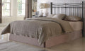 CARR Brown F/Q Metal Headboard Bed