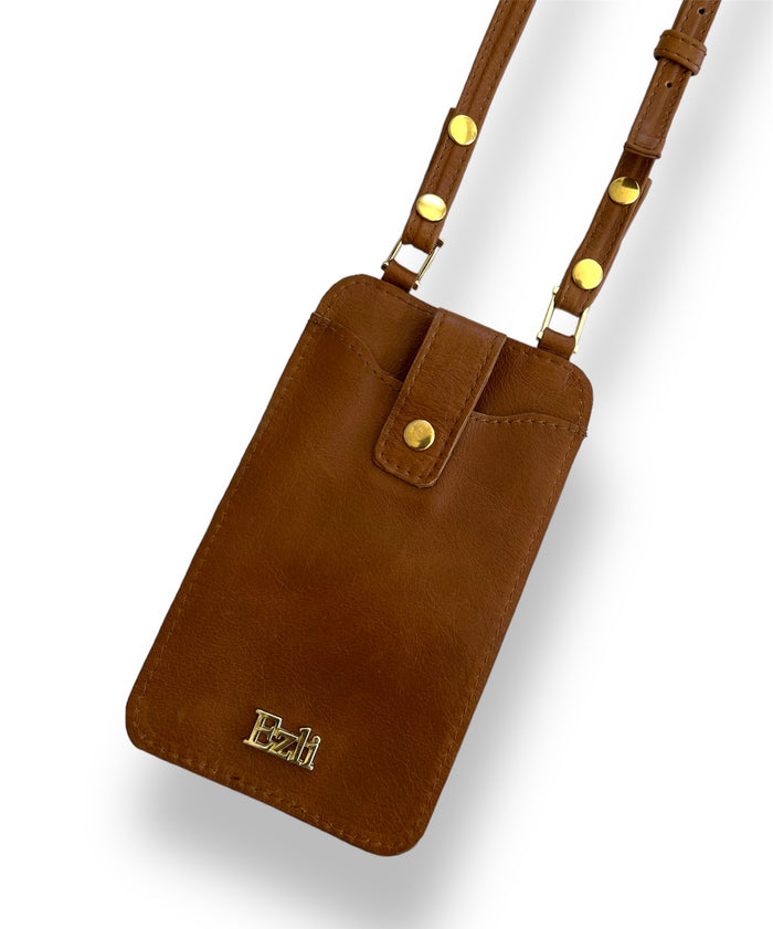 CELLPHONE SLING TAN