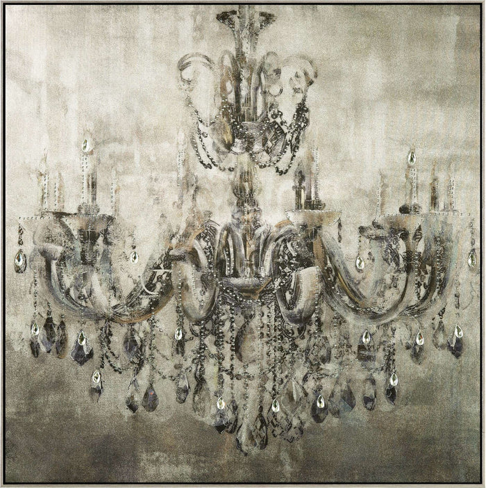 CHANDELIER  24" x 24" Wall Art
