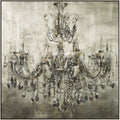 CHANDELIER  24" x 24" Wall Art