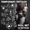 Clary Fray - Shadowhunters | Temporary Tattoos | FULL SET - AlunaCreates