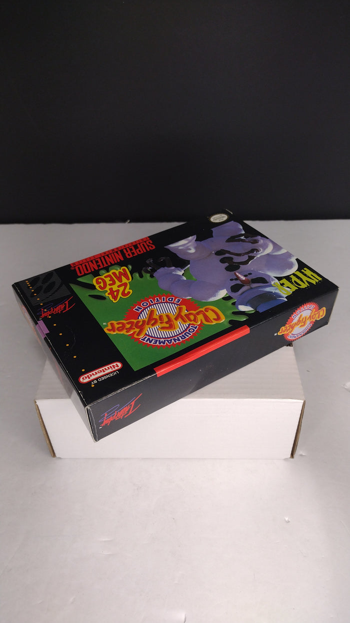 Clay Fighter: SNES  Authentic Box & Manual ONLY