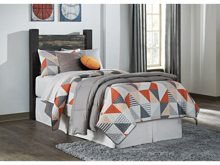 Cobble Charcoal Headboard