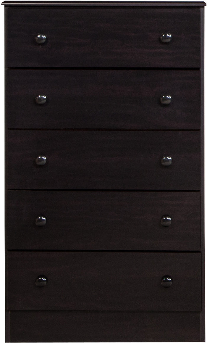 COEPTO Merlot 27" Wide 5 Drawer Chest  *Clearance