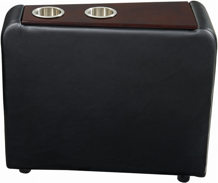 COLBY Black 10" Wide Console Table