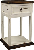 COLIMA White 18" Wide Nightstand