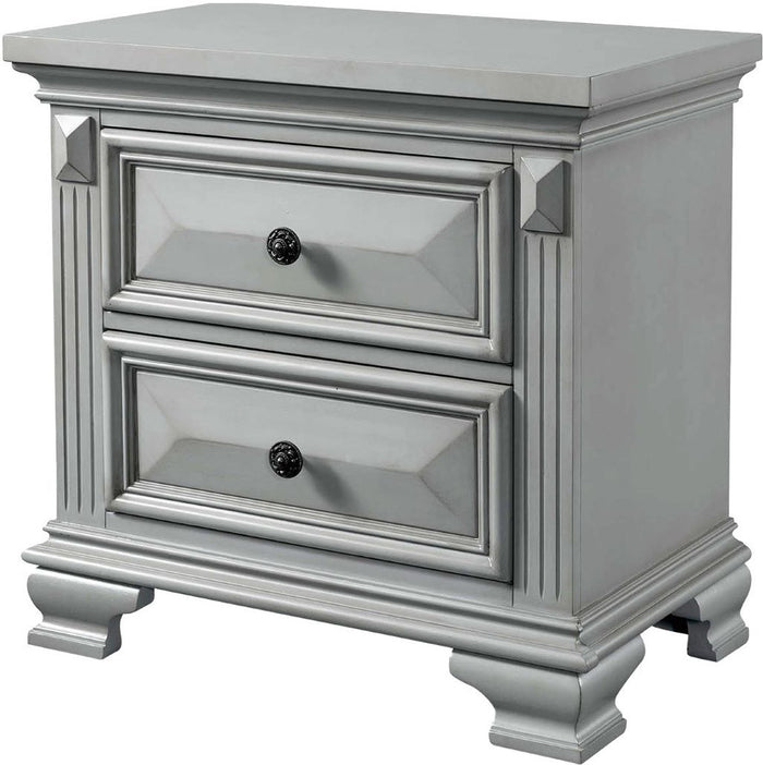 CONROE Gray 28" Wide Night Stand