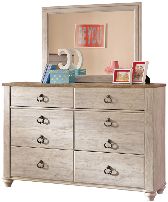 CRESTHILL Youth 54" Wide Dresser & Mirror